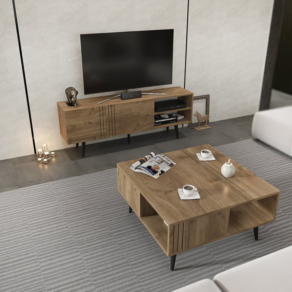Ronas Coffee Table & TV Stand Set