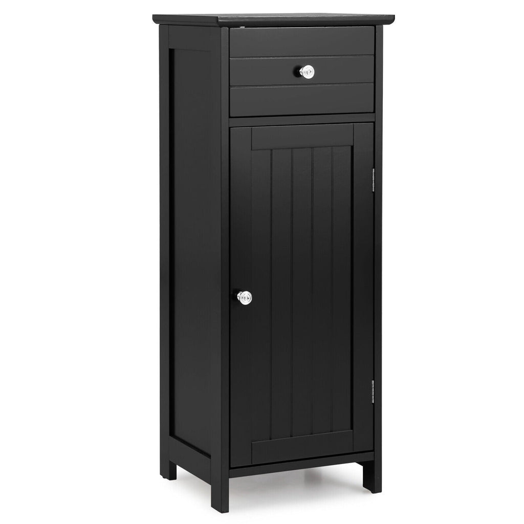 Bathroom Storage Cabinet with Drawer & Adjustable Shelf