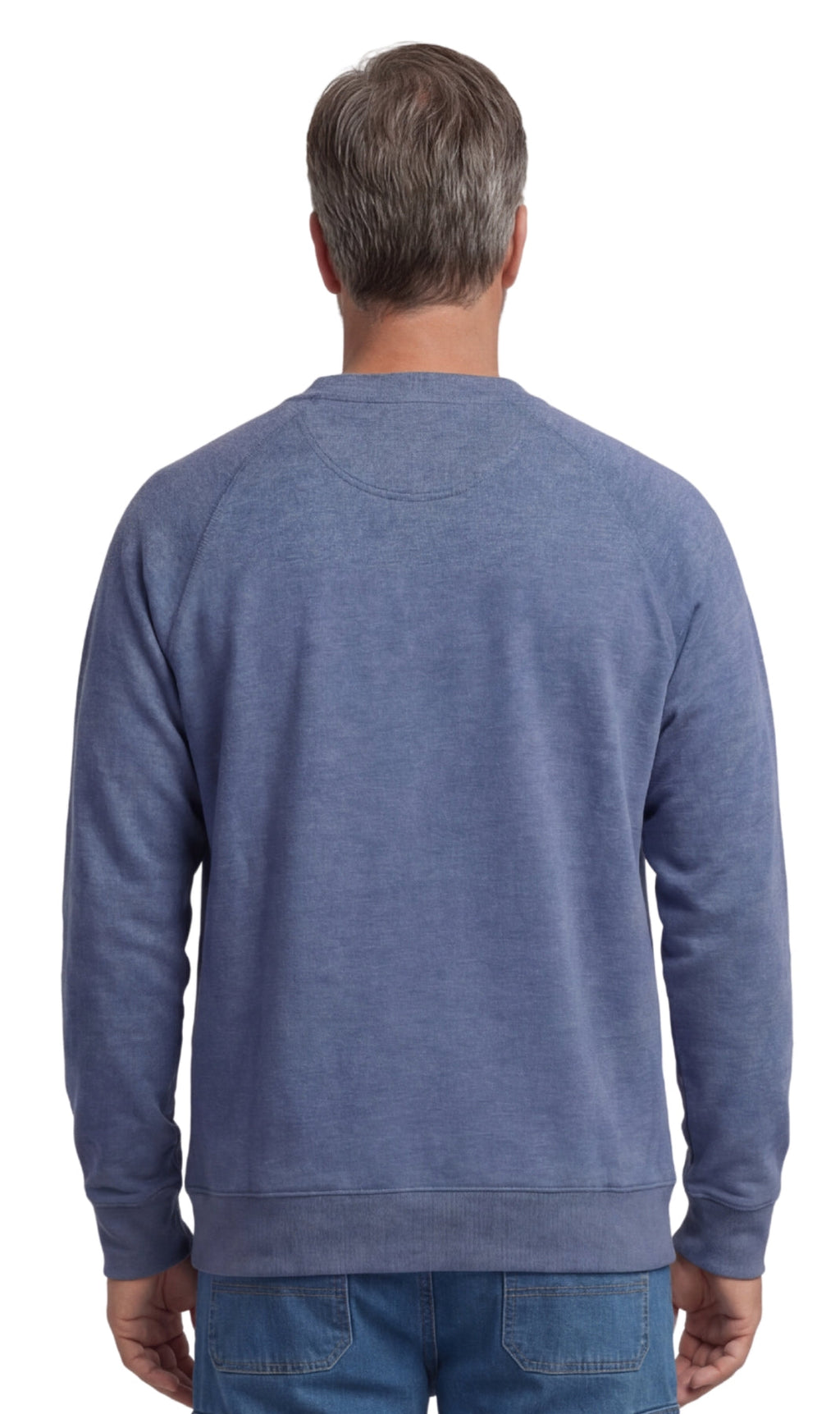 Men’s 3-Pocket Fleece Sweatshirt with Raglan Seams
