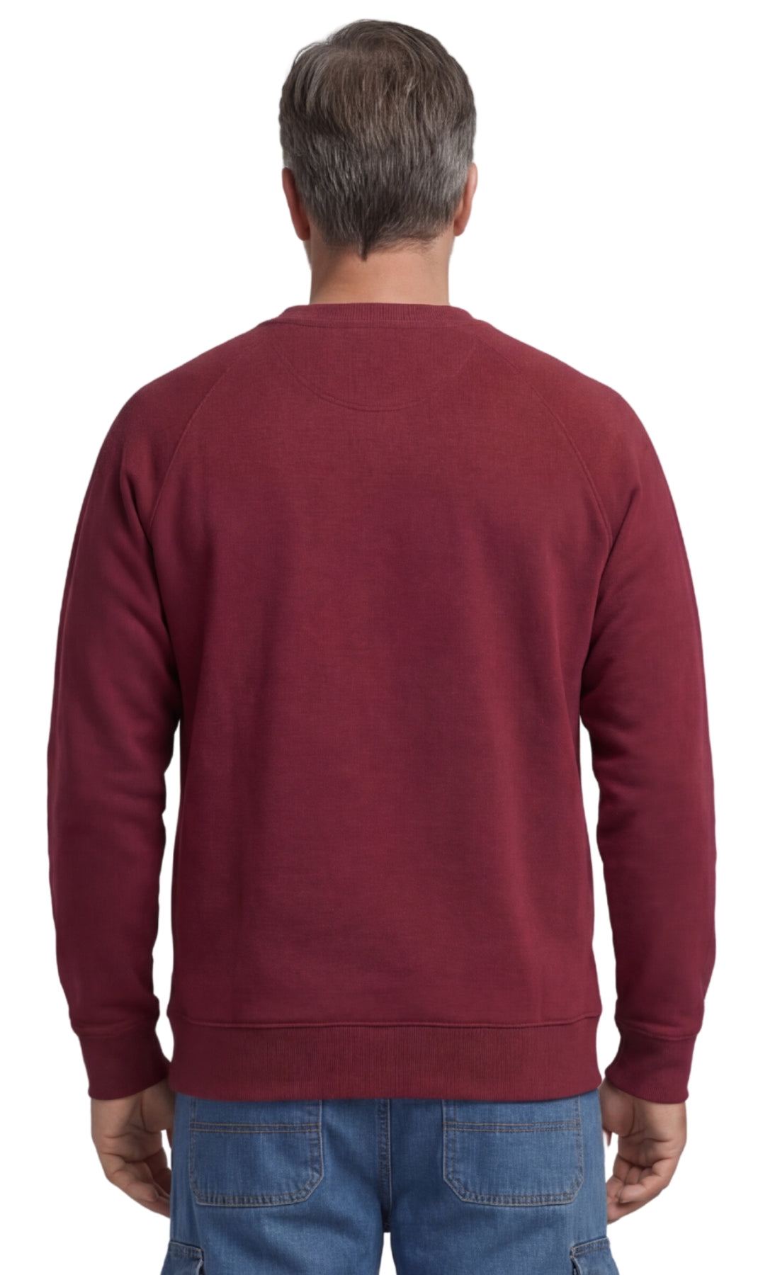 Men’s 3-Pocket Fleece Sweatshirt with Raglan Seams