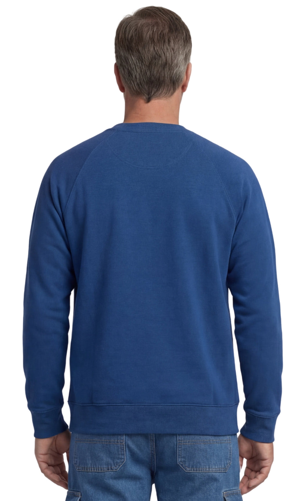 Men’s 3-Pocket Fleece Sweatshirt with Raglan Seams