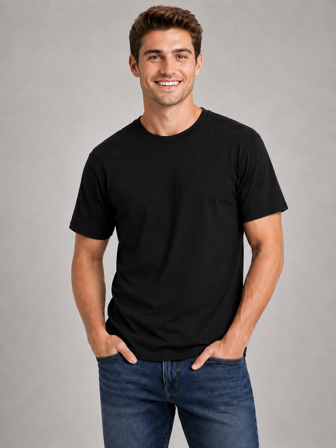 Retro Ring-Spun Crewneck T-Shirt – Style 2100
