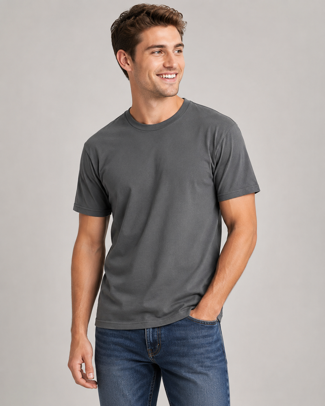 Retro Ring-Spun Crewneck T-Shirt – Style 2100