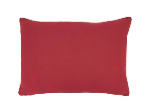 Fennco Styles Embroidered Snowflake Cotton Pillow Cover