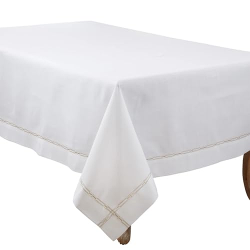 Fennco Styles Gold Embroidered Table Linen Collection