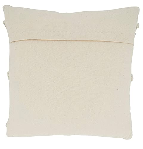 Fennco Styles Pom-Pom Diamond Pillow Cover