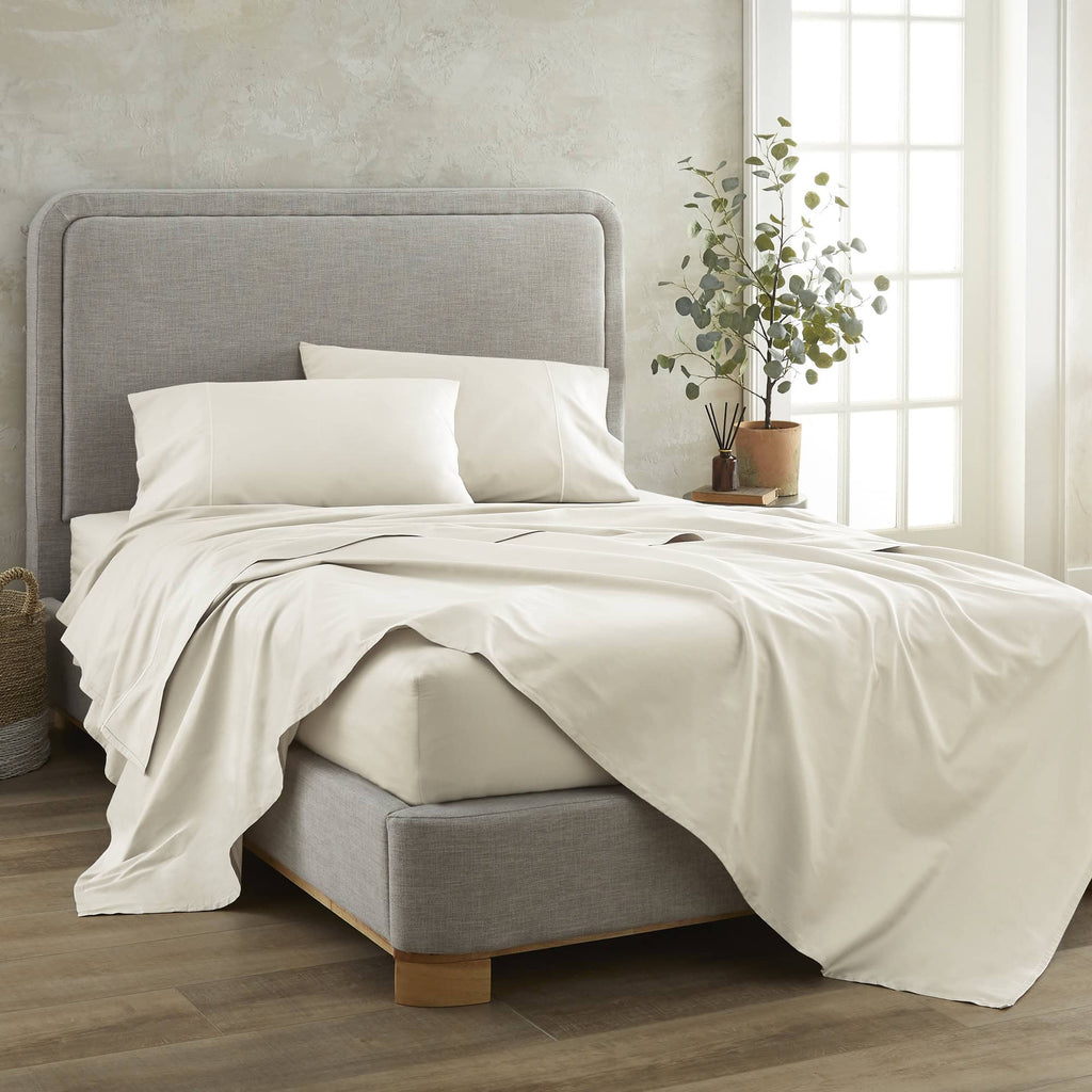Whisper Organics 500-Thread-Count Sateen Cotton Sheet Set