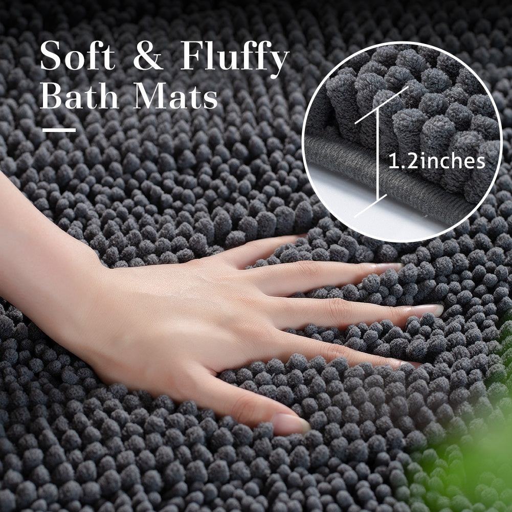 Kasentex Plush Chenille Bath Rug