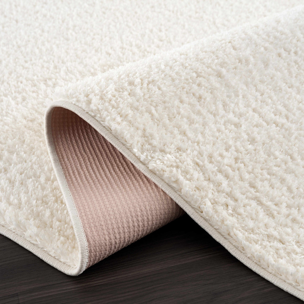 Judy White Washable Area Rug - Clearance