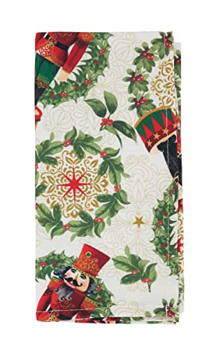 Fennco Styles Nutcracker Holiday Table Linen Collection