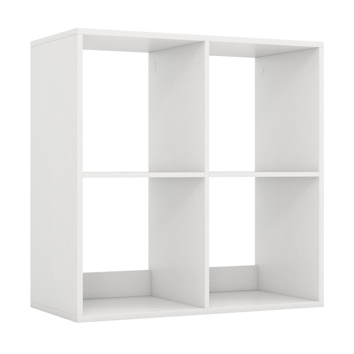 4-Cube Bookshelf with Back Guardrail