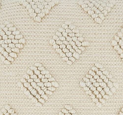 Fennco Styles Pom-Pom Diamond Pillow Cover