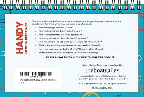 Handy Kitchen Reference – Cooking Conversion Booklet