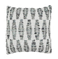 Fennco Styles Gray Diamond Cotton Throw Pillow