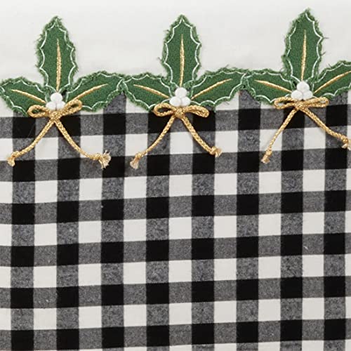 Fennco Styles Buffalo Plaid Holly Table Runner – 16 x 72 Inch