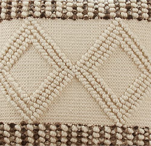 Fennco Styles Woven Diamond Pillow Cover