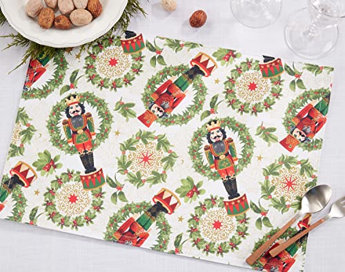 Fennco Styles Nutcracker Holiday Table Runner Collection