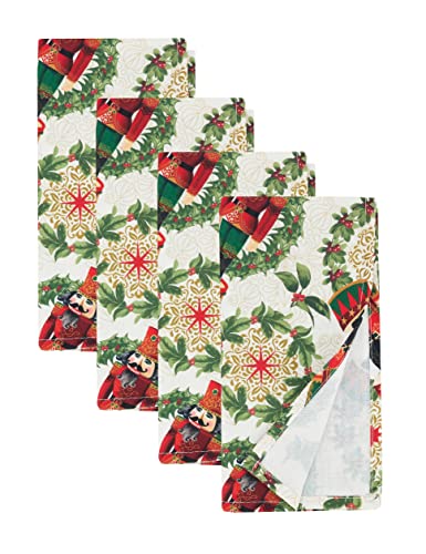Fennco Styles Nutcracker Holiday Table Linen Collection