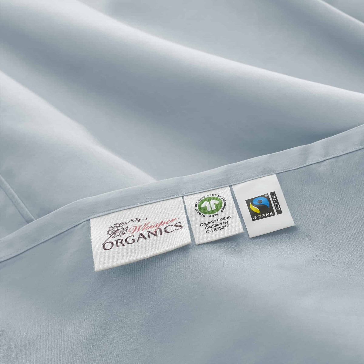 Whisper Organics 500-Thread-Count Sateen Cotton Sheet Set