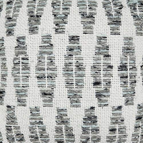 Fennco Styles Gray Diamond Cotton Throw Pillow