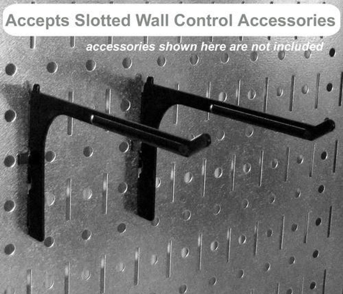 Wall Control Kitchen Pegboard Organizer Kit with Hooks
