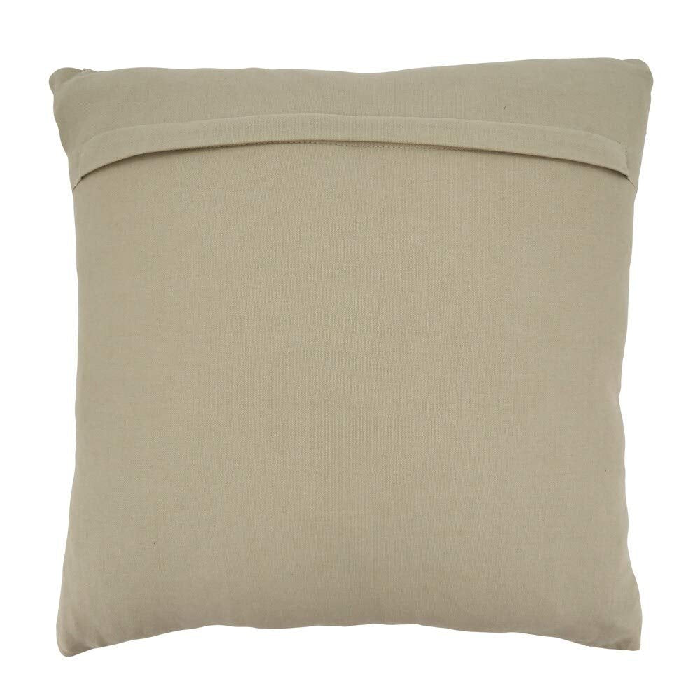 Fennco Styles Natural Net-Design Cotton Throw Pillow