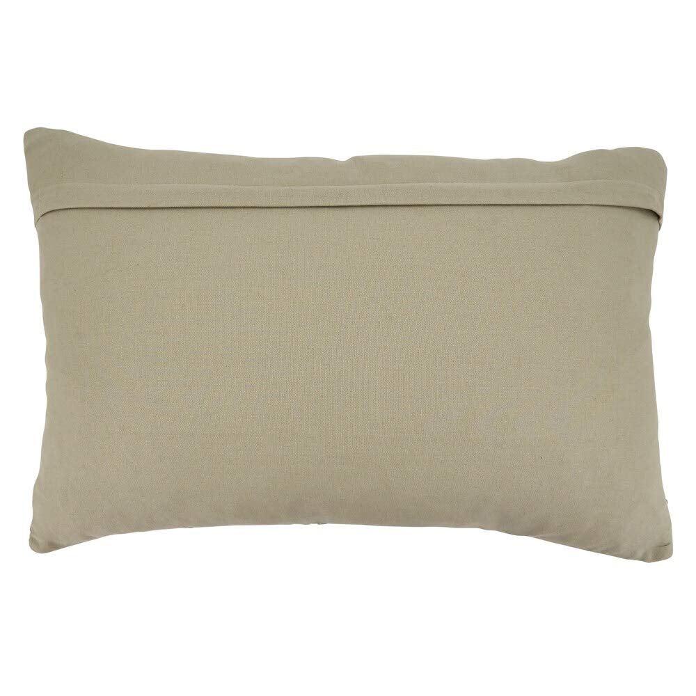 Fennco Styles Natural Net-Design Cotton Throw Pillow