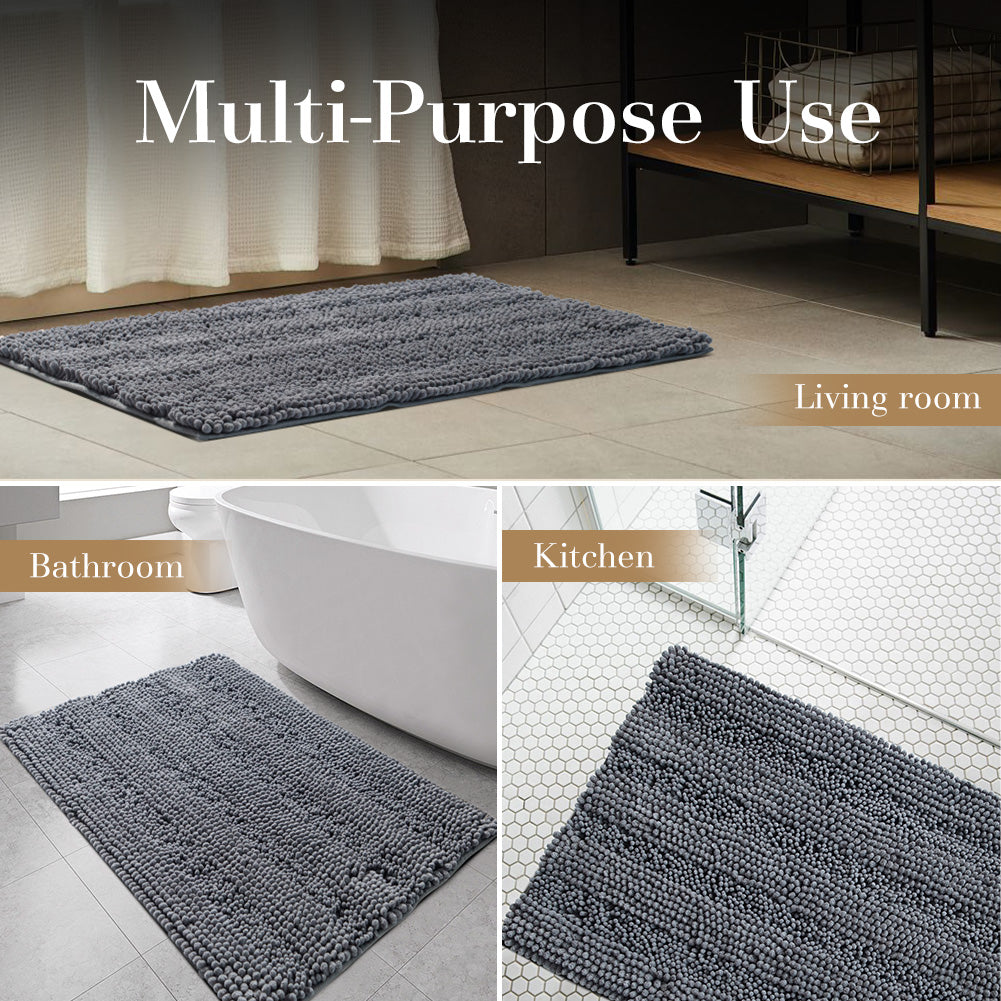 Kasentex Plush Chenille Bath Rug