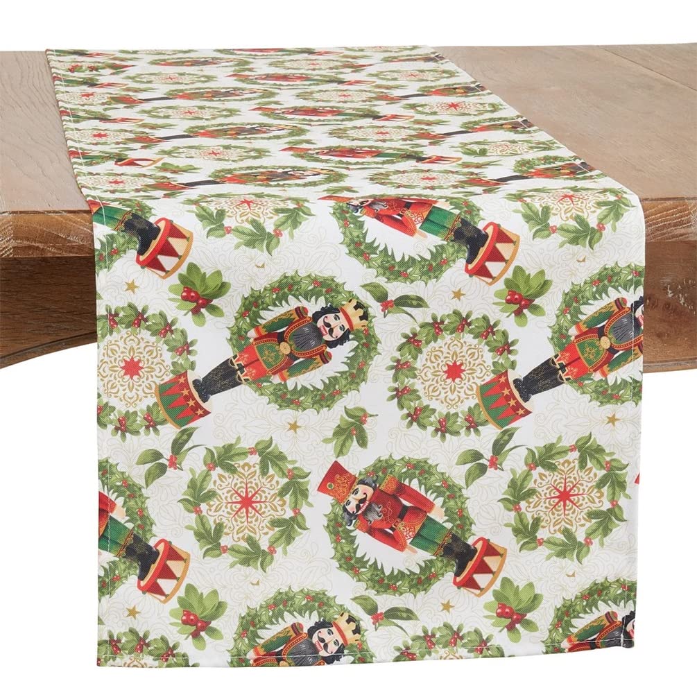 Fennco Styles Nutcracker Holiday Table Runner Collection