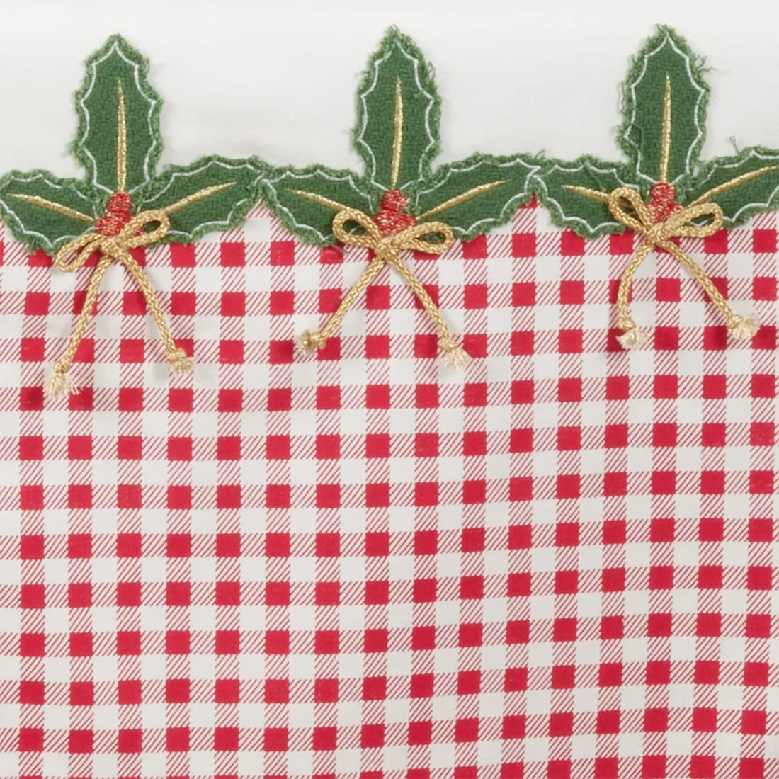 Fennco Styles Buffalo Plaid Holly Table Runner – 16 x 72 Inch