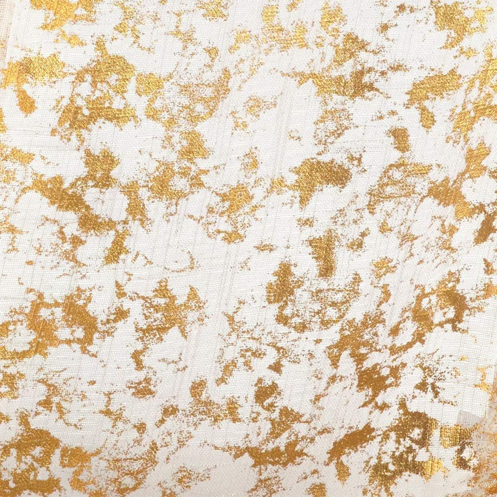 Fennco Styles Gold Bottega Foil Table Linen Collection