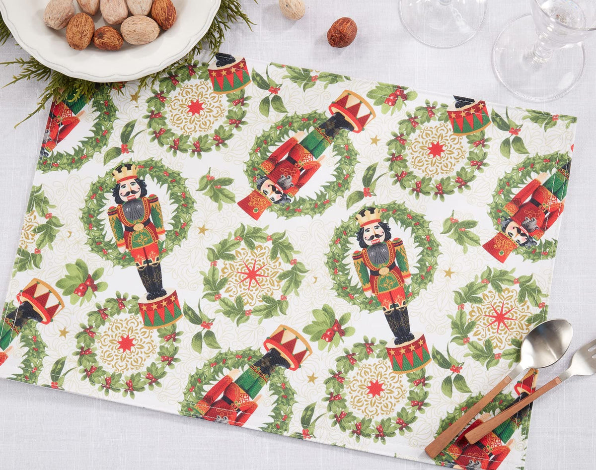 Fennco Styles Nutcracker Holiday Table Runner Collection