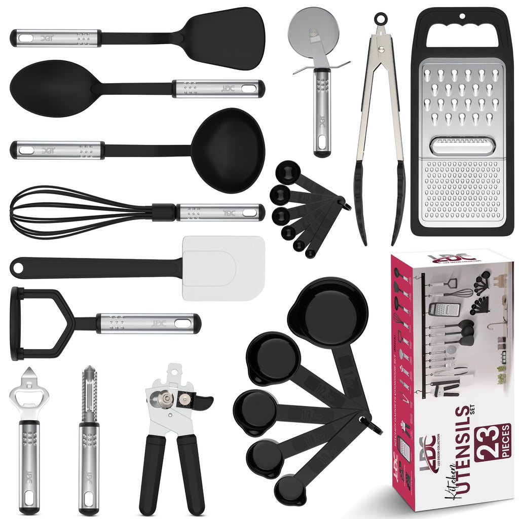 LDC Nylon Kitchen Utensil Set – 23 Pieces