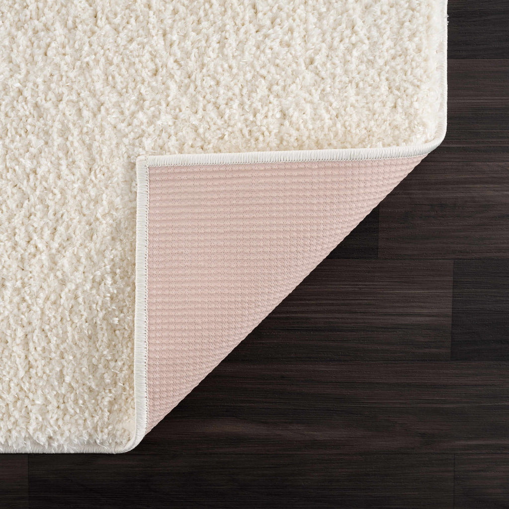Judy White Washable Area Rug - Clearance