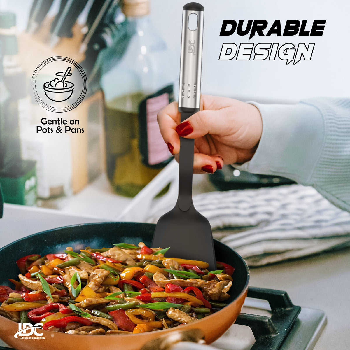 LDC Nylon Kitchen Utensil Set – 23 Pieces