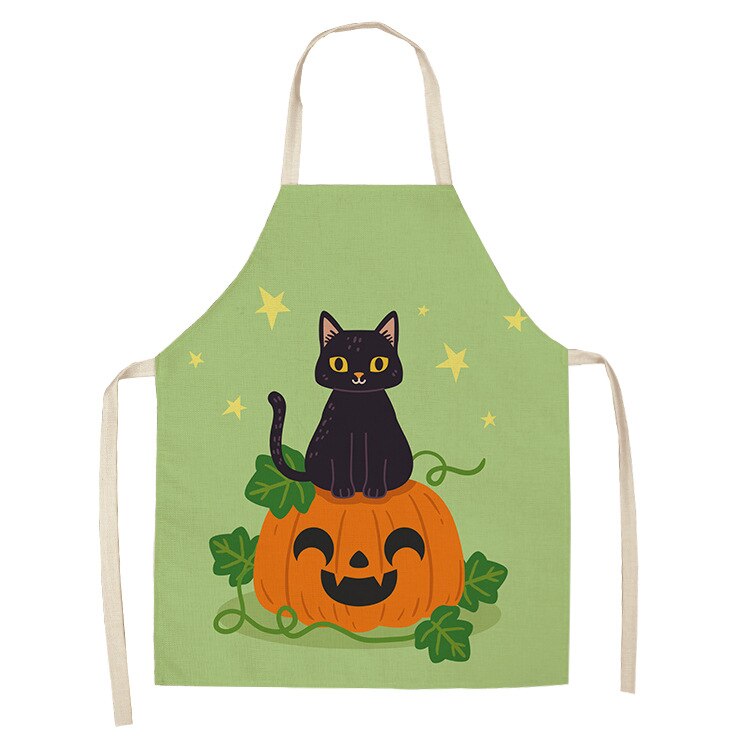 Cat Print Kitchen Apron