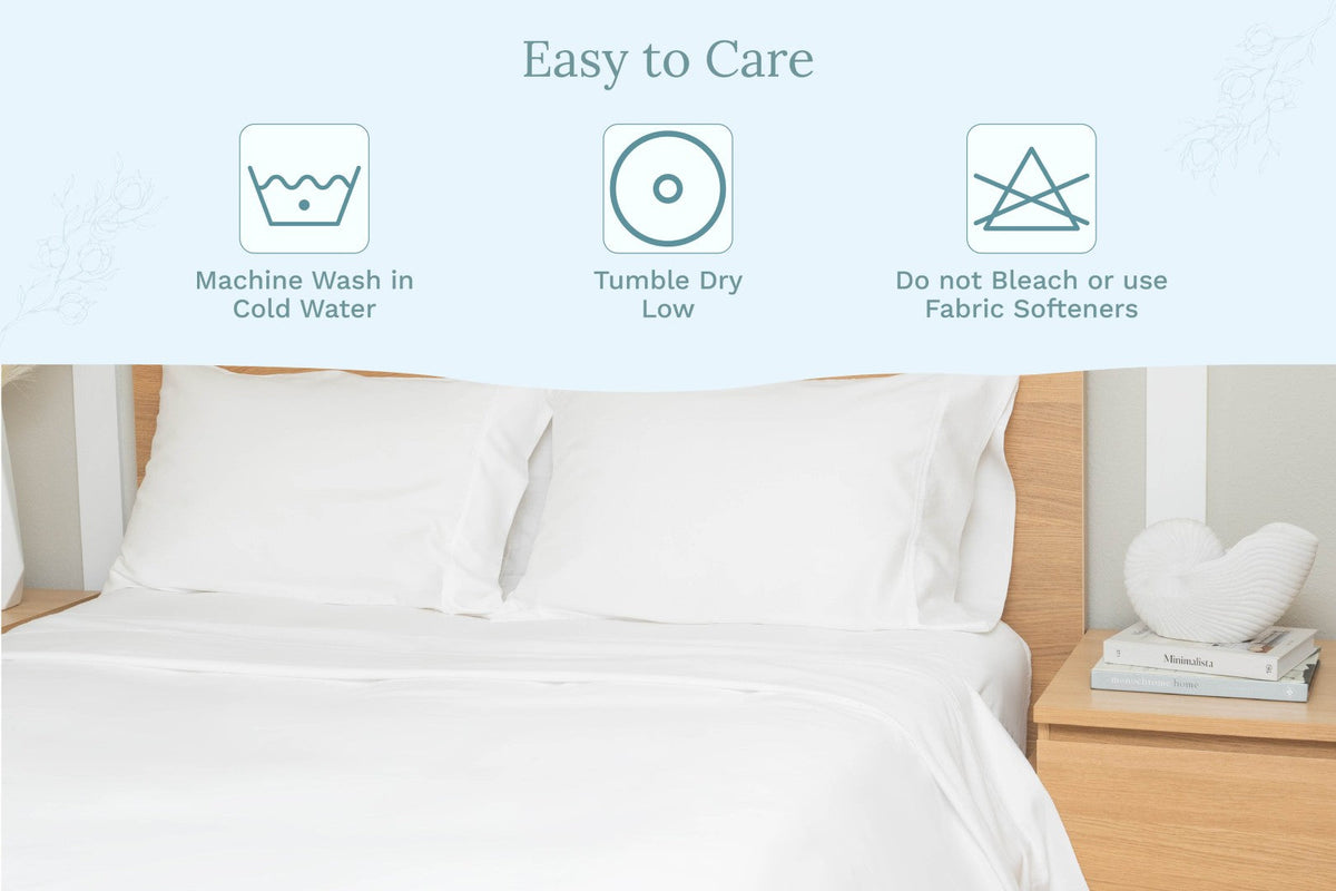 Organic Cotton Mart Sateen Cotton Sheet Set