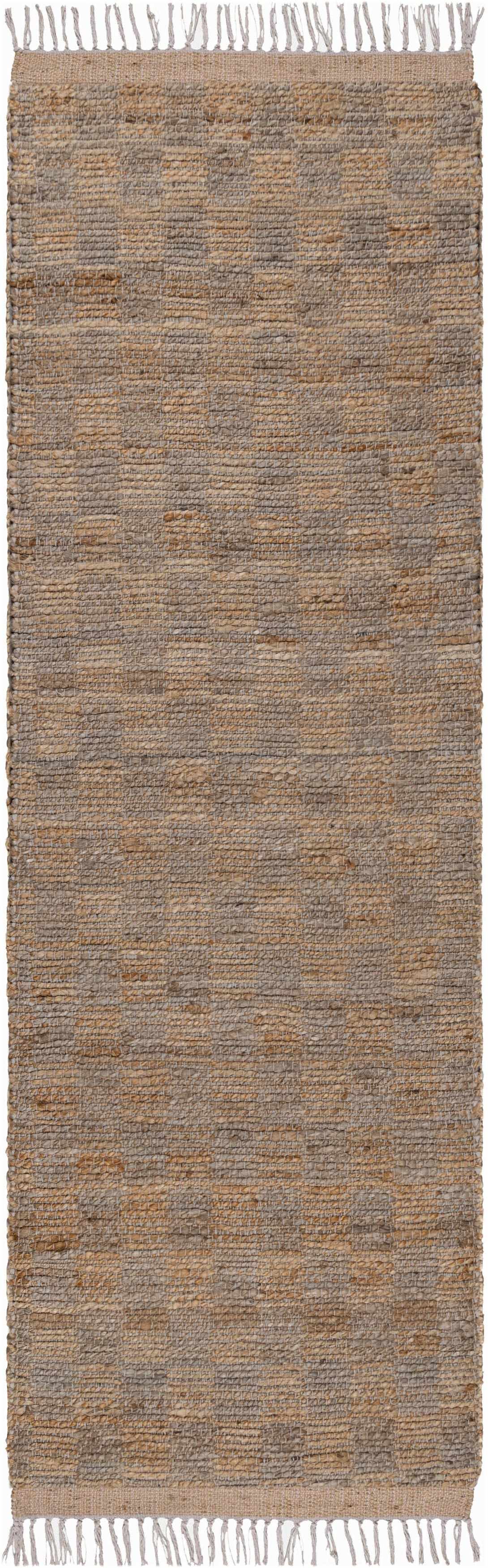 Lonut Checkered Jute Area Rug - Clearance