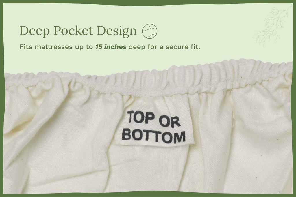 Organic Cotton Mart Sateen Cotton Sheet Set