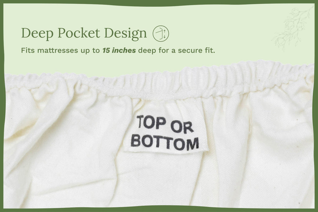 Organic Cotton Mart Sateen Cotton Sheet Set