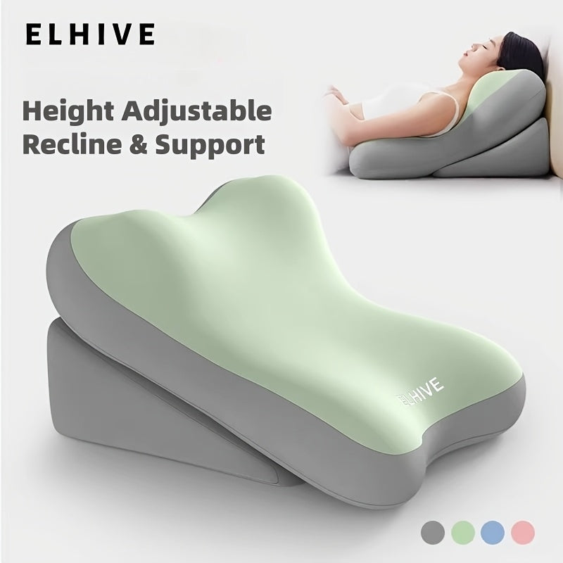 Adjustable Memory Foam Bed Wedge Pillow – 2 Pieces