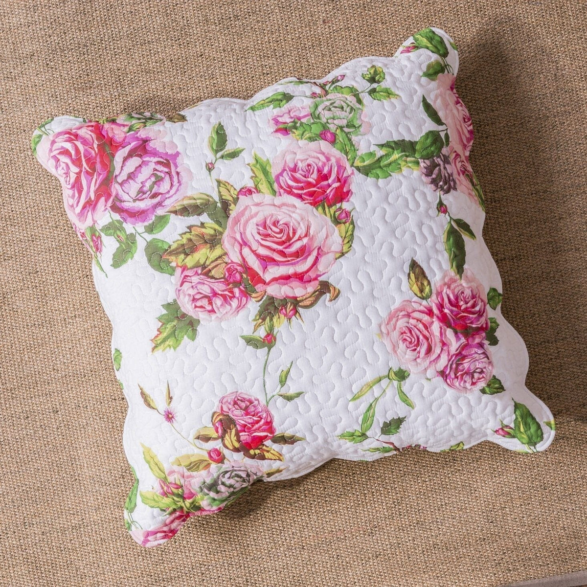 DaDa Bedding Romantic Roses Bed-in-a-Bag Set – Pink