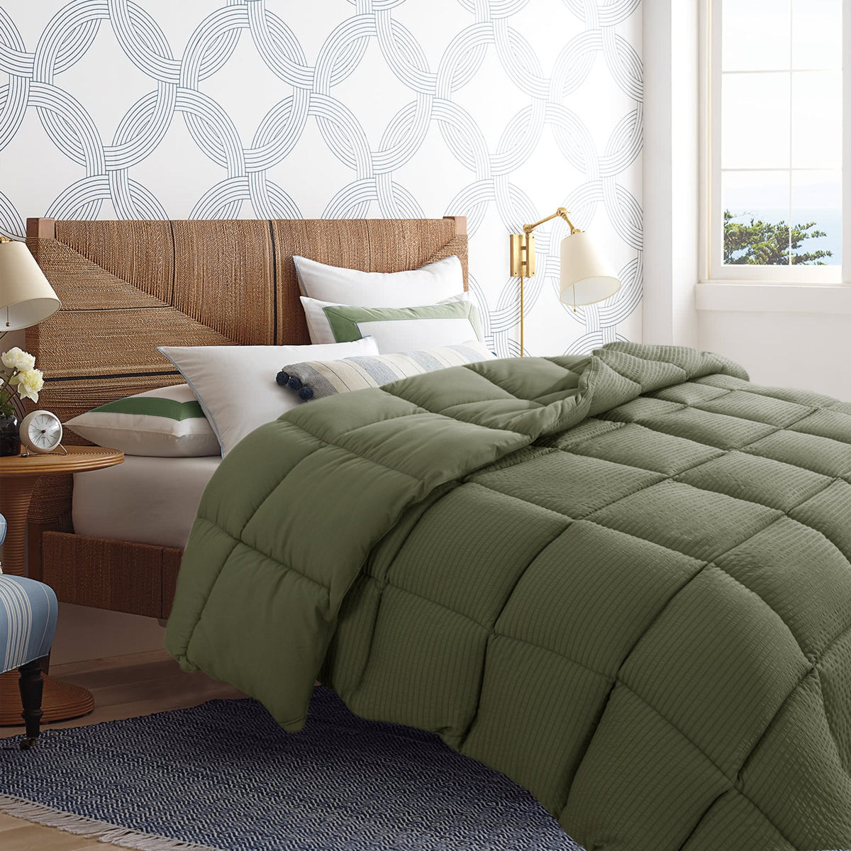 Kasentex Reversible Down-Alternative Comforter