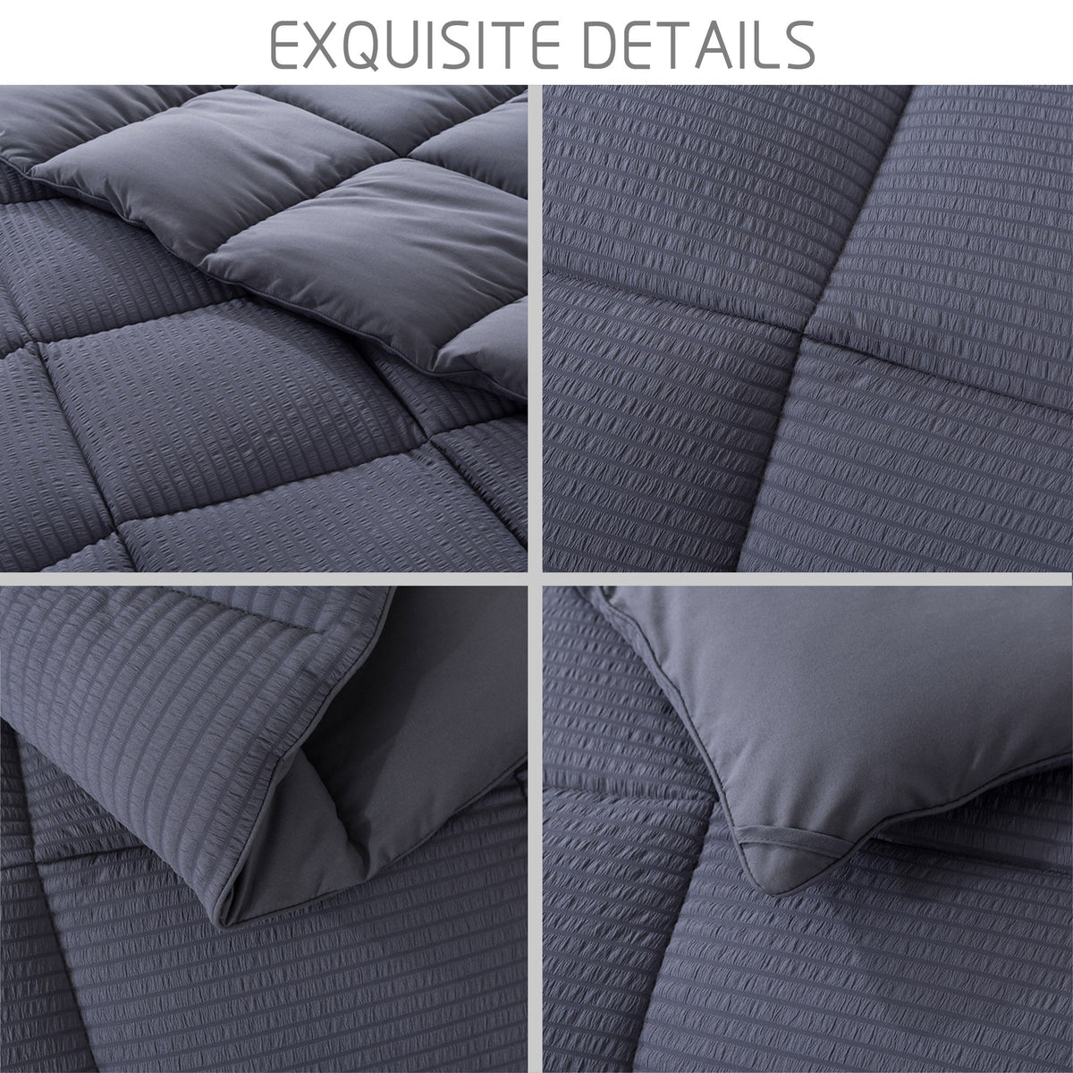 Kasentex Reversible Down-Alternative Comforter