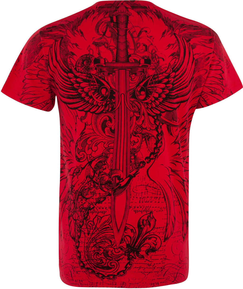Sakkas Eagle, Sword & Chains Cotton T-Shirt