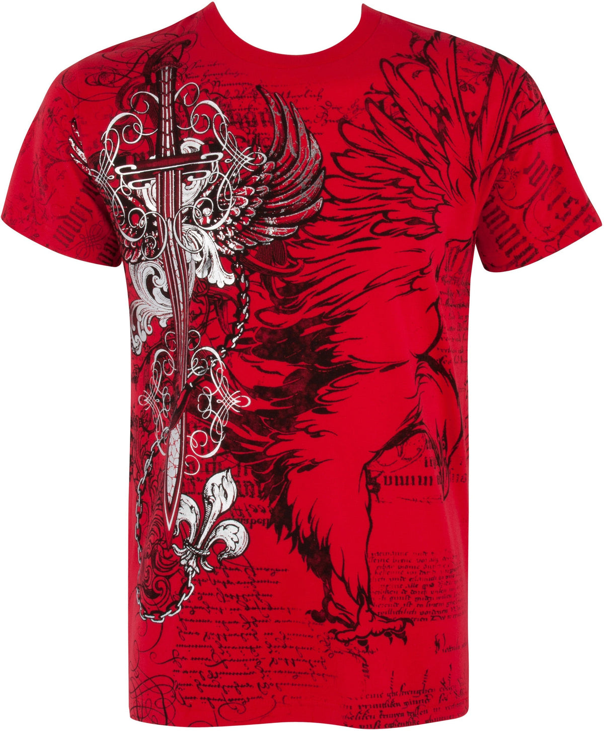 Sakkas Eagle, Sword & Chains Cotton T-Shirt