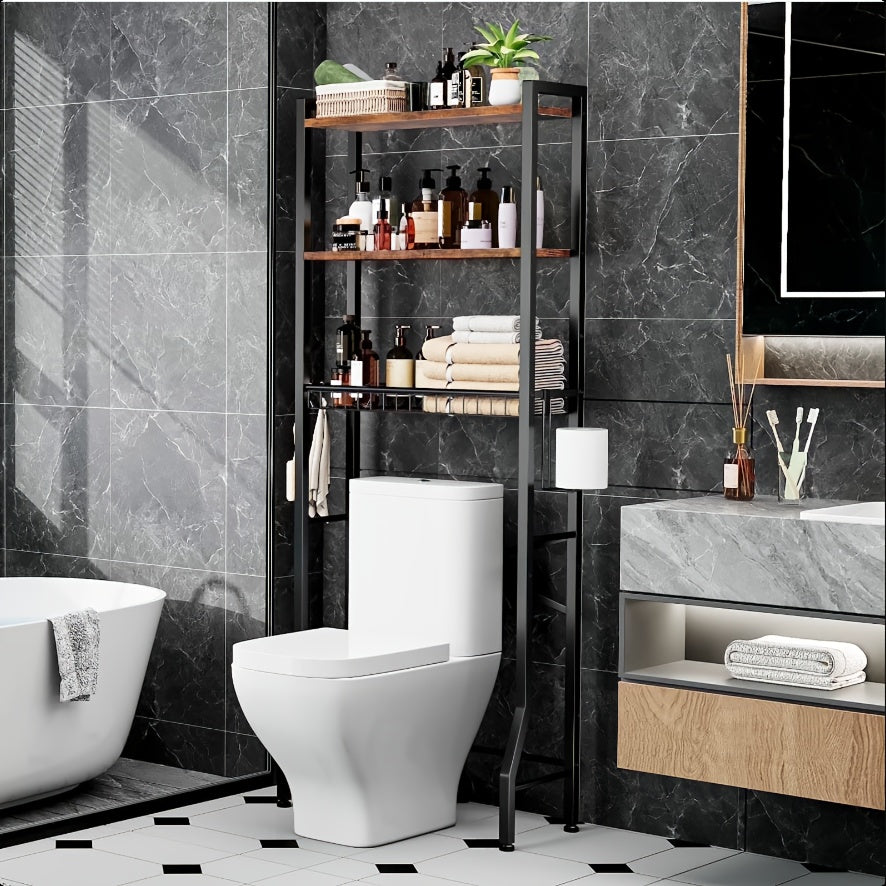 Over-the-Toilet Storage Rack – 4 or 5 Tiers