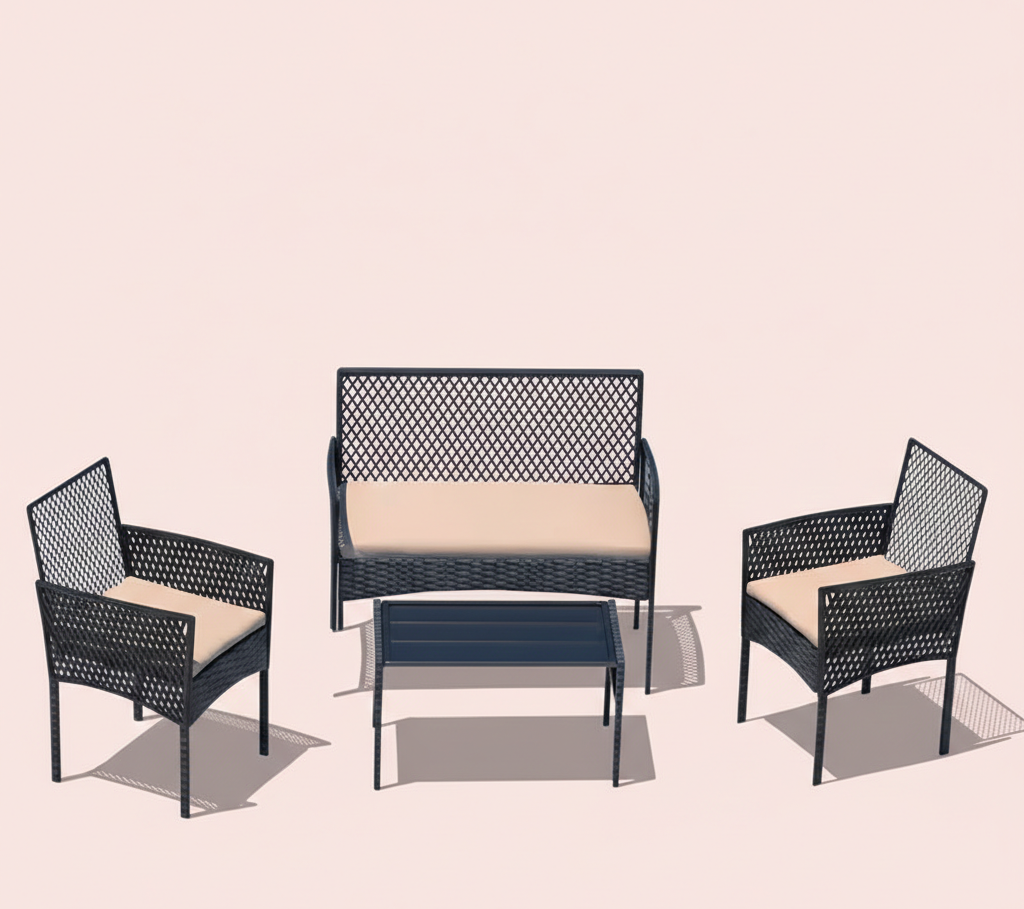 4-Piece Outdoor Patio Furniture Set – Multiple Styles