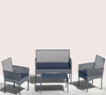 4-Piece Outdoor Patio Furniture Set – Multiple Styles