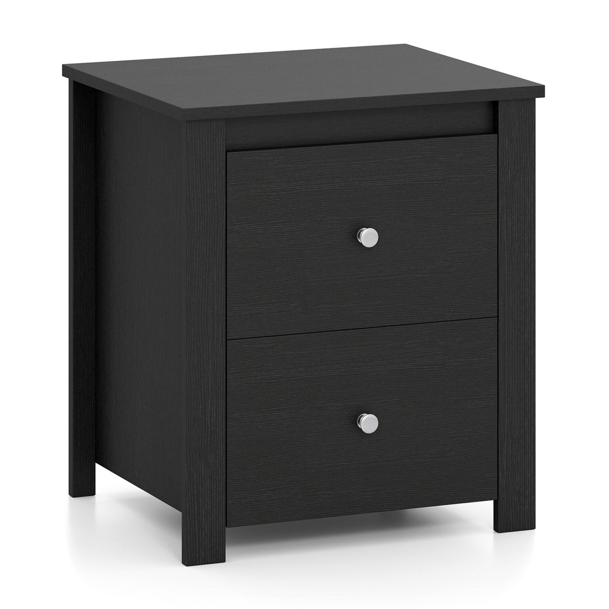 Compact 2-Drawer Nightstand